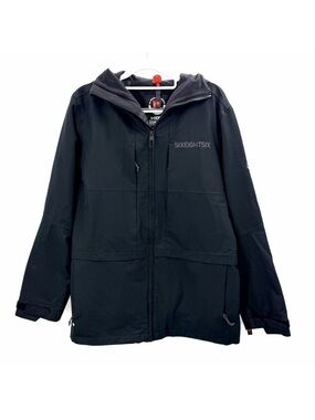 686 Smarty Form 3-IN-1 Black Waterproof 20K Snow Jacket Mens Size Small